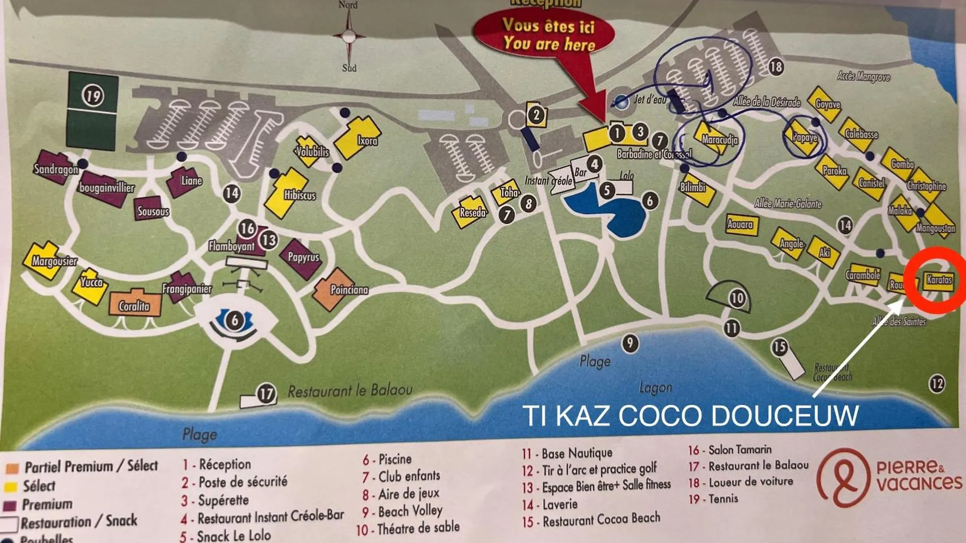 סנט-אן Ti Kaz Coco Planteuw Village Vacances - Vue Mer 0*,